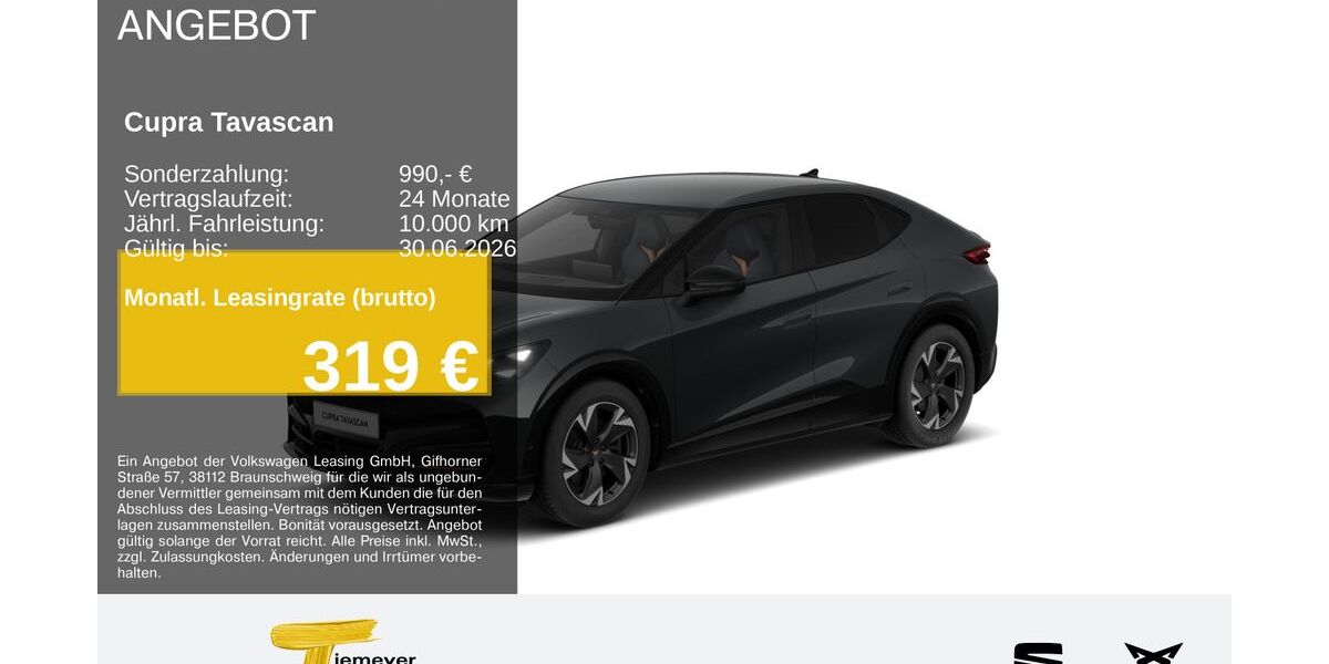 Cupra Tavascan 16.420 km 40.850 &euro; Bochum 44809