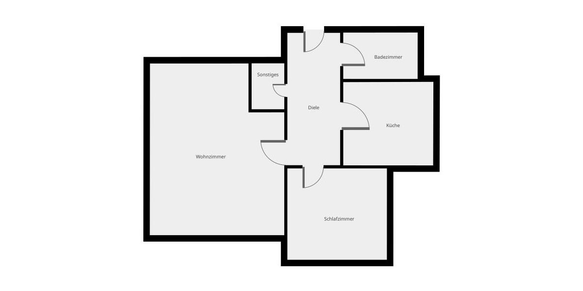 Etagenwohnung Mülheim an der Ruhr - 2 Zimmer, 59 m&sup2;, 500&euro; | Angebot:22266681