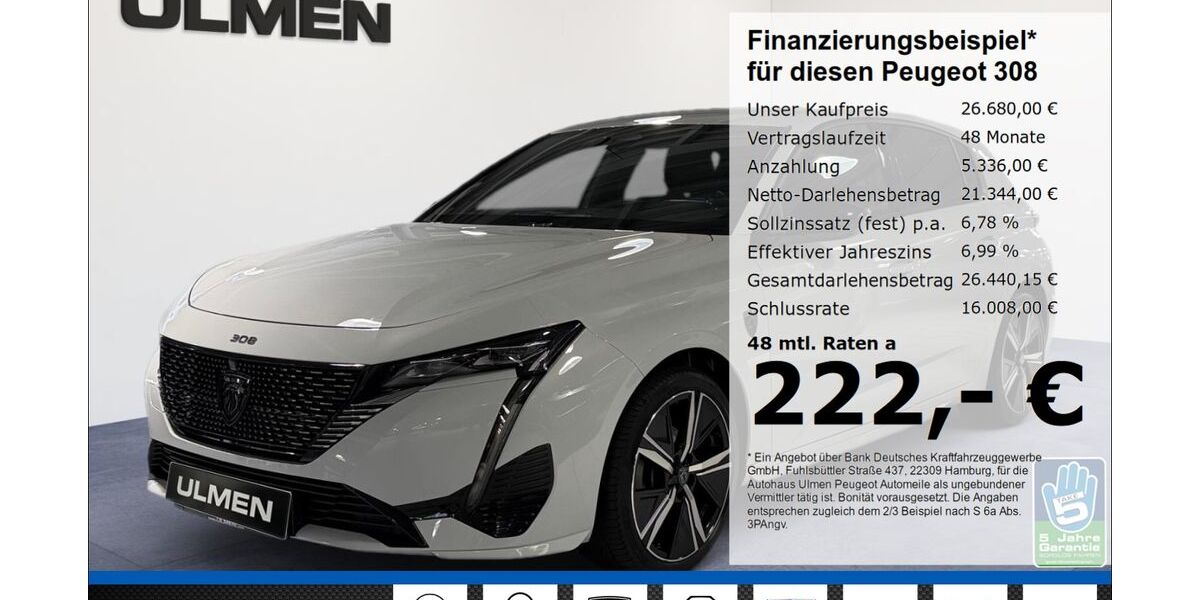 Peugeot 308 30.725 km 26.680 &euro; Düsseldorf 40233