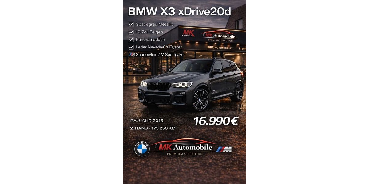 BMW X3 173.578 km 16.490 &euro; Gladbeck 45968