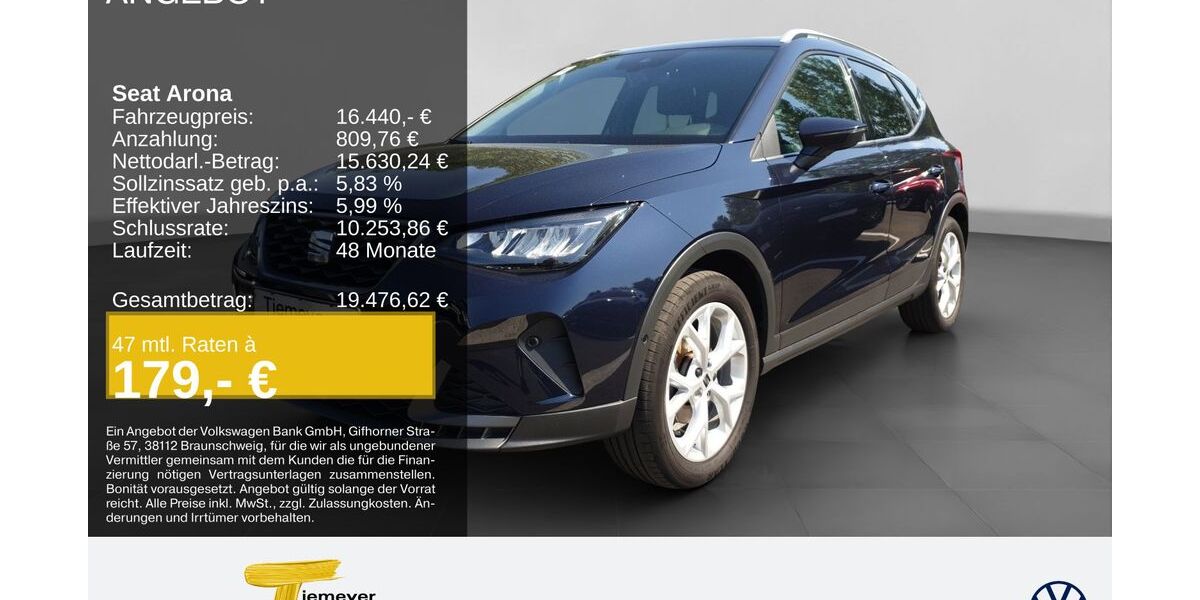 Seat Arona 44.827 km 16.440 &euro; Bochum 44892