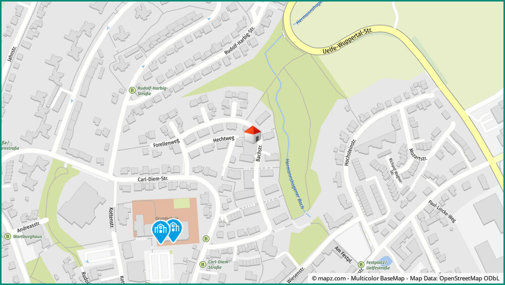 MODERNE EIGENTUMSWOHNUNG MIT TERRASSE, GARTEN U. STELLPLATZ AM STADTZENTRUM VON RADEVORMWALD, PROVIS - Erdgeschoßwohnung Radevormwald | Angebot:25961829