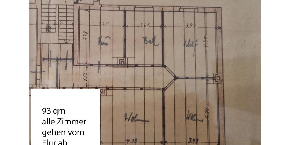 Dachgeschoßwohnung Herne Eickel - 3.5 Zimmer, 92 m&sup2;, 637&euro; | Angebot:25887351