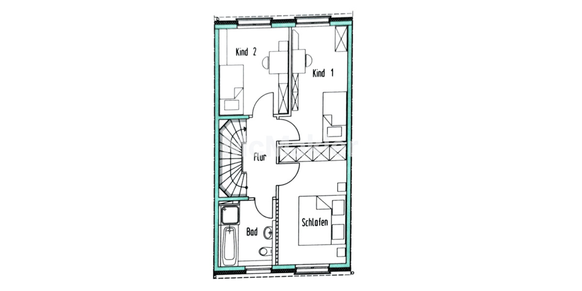 Reihenmittelhaus Bottrop Batenbrock - 5 Zimmer, 122 m&sup2;, 455.000&euro; | Angebot:26826108