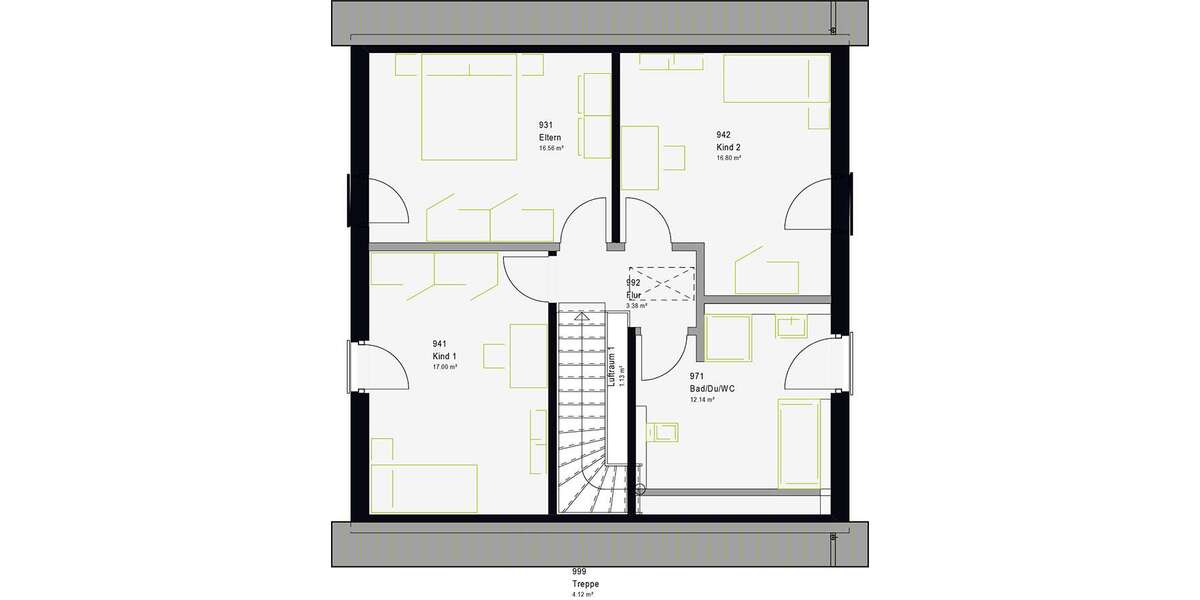 Einfamilienhaus Gladbeck Zweckel - 4 Zimmer, 143 m&sup2;, 481.400&euro; | Angebot:26858868