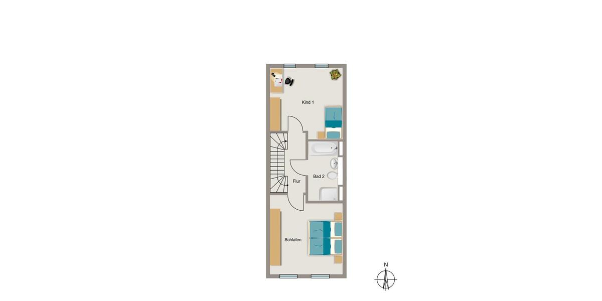 Etagenwohnung Duisburg Walsum - 4 Zimmer, 116 m&sup2;, 1.454&euro; | Angebot:26343774