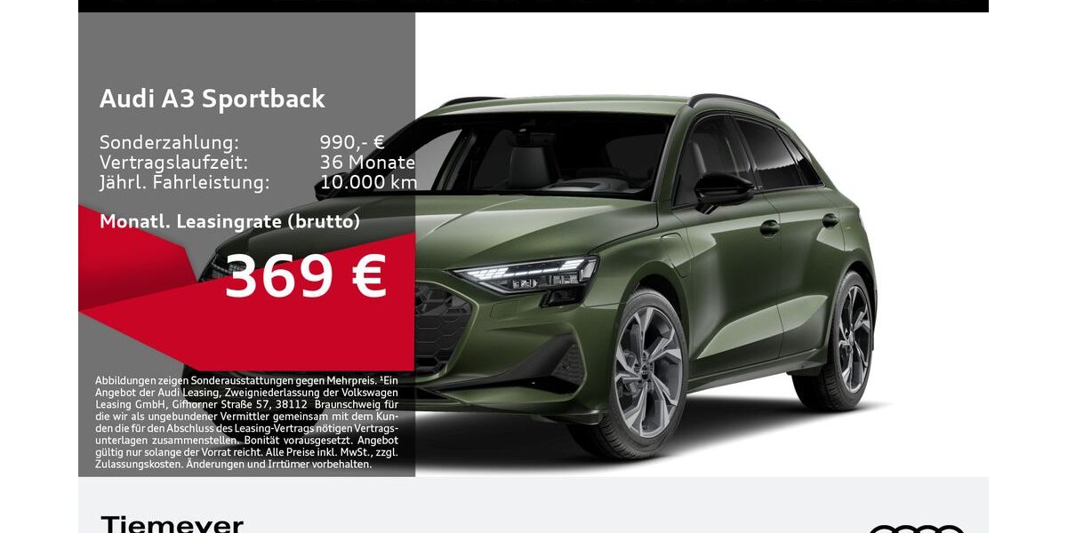 Audi A3 7.014 km 41.850 &euro; Bochum 44809