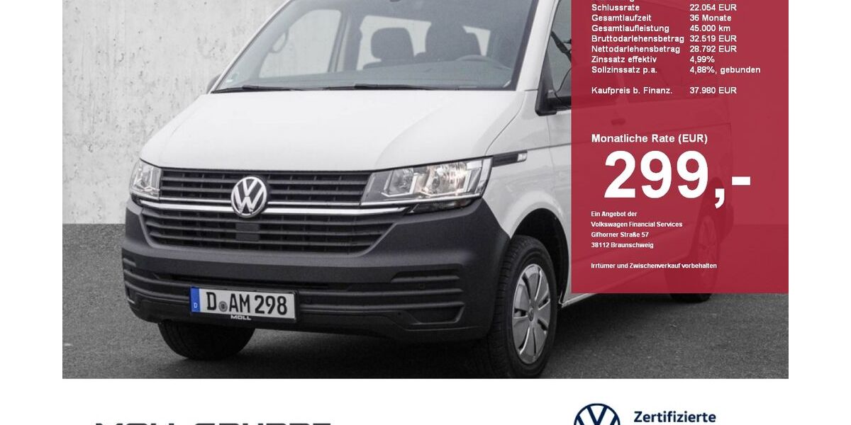 VW T6 Transporter 7.750 km 37.980 &euro; Düsseldorf 40474