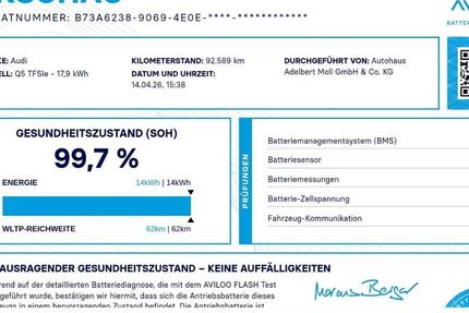 Audi Q5 92.588 km 38.350 &euro; Düsseldorf 40474