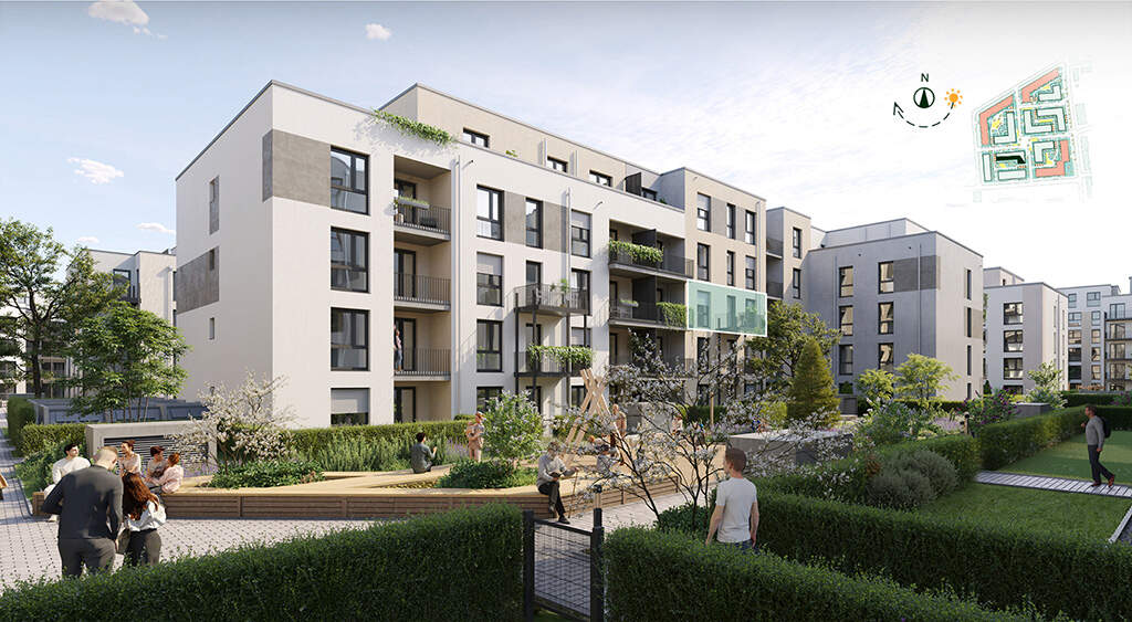 Etagenwohnung Düsseldorf Benrath - 2 Zimmer, 60 m&sup2;, 379.900&euro; | Angebot:26026895