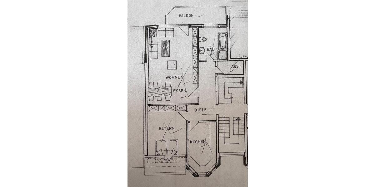 Etagenwohnung Bochum Bochum-Südwest - 2 Zimmer, 83 m&sup2;, 275.000&euro; | Angebot:26040251