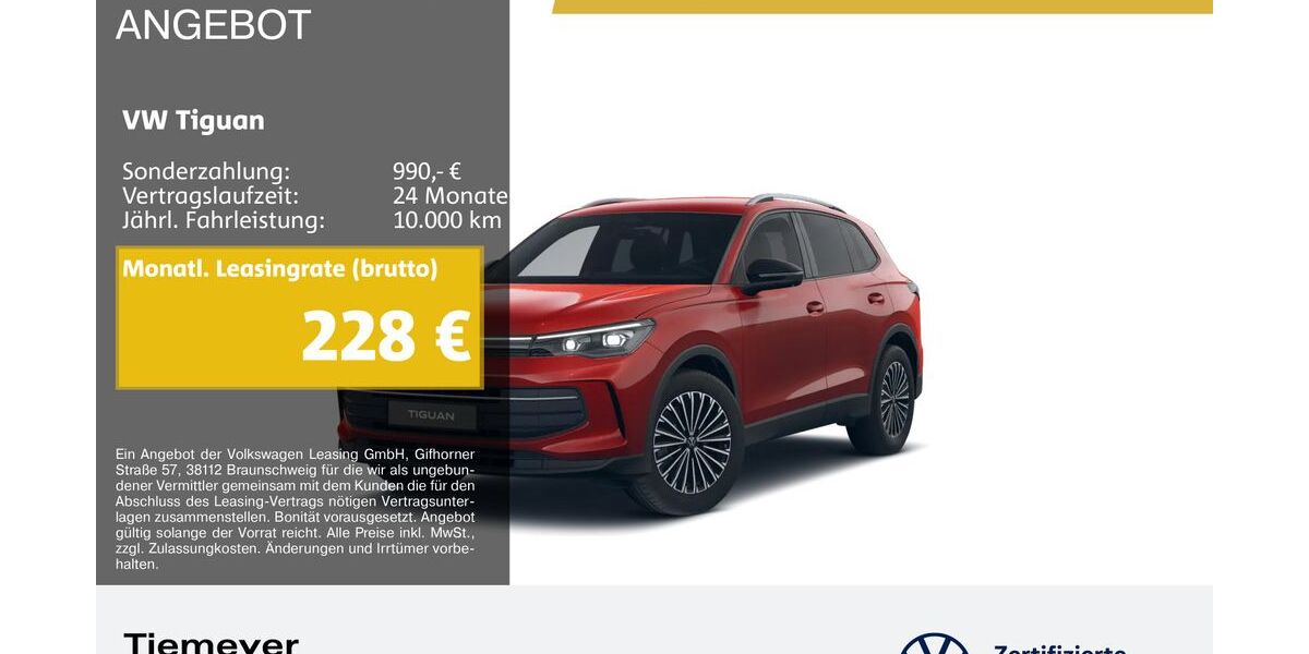 VW Tiguan 25.398 km 33.490 &euro; Bochum 44892