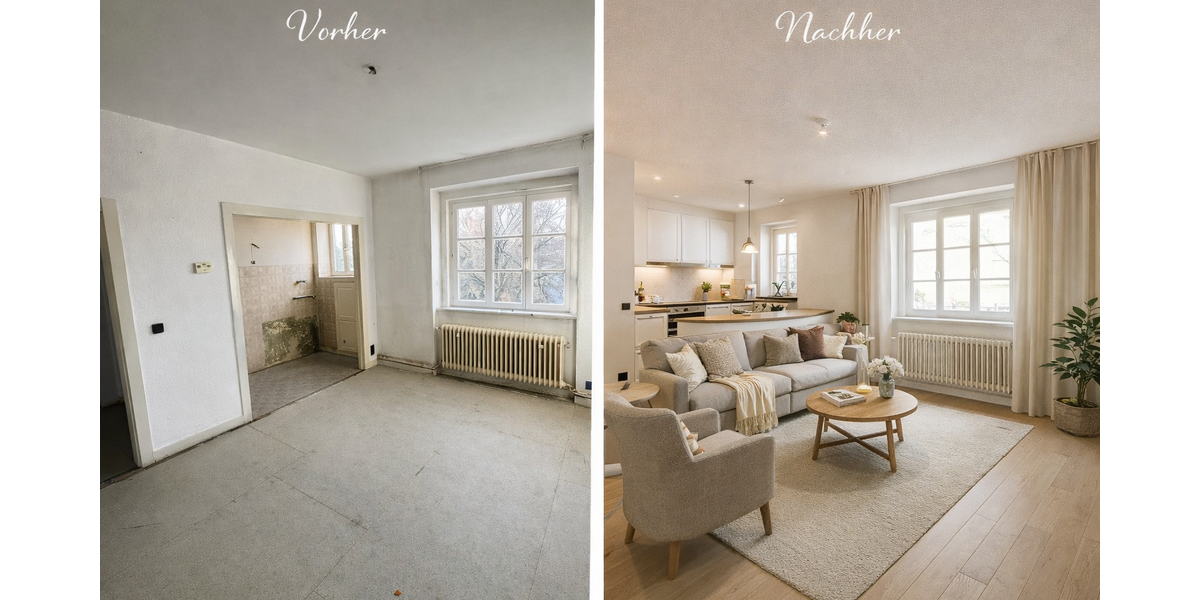 Etagenwohnung Wuppertal Lichtenplatz - 3 Zimmer, 71 m&sup2;, 525&euro; | Angebot:25932229