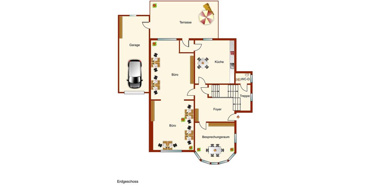 Repräsentative Büroräume in stilvoller Stadtvilla! - Gewerbeobjekt Wülfrath Nord | Angebot:21357759