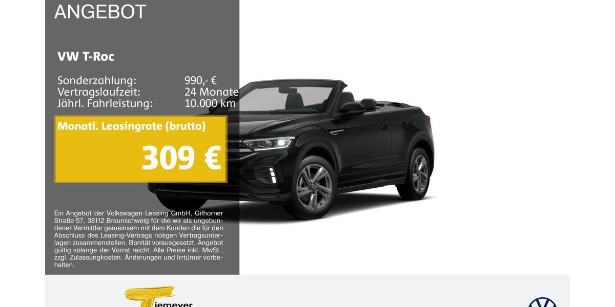 VW T-Roc 22.540 km 31.870 &euro; Duisburg 47059