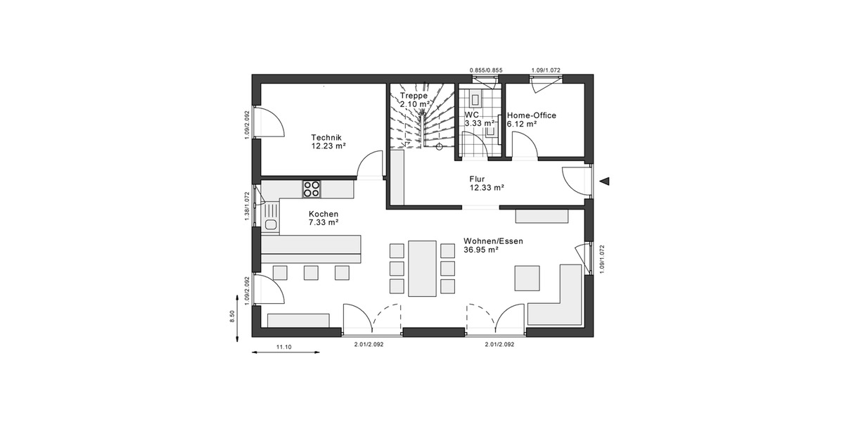 Einfamilienhaus Leichlingen (Rheinland) - 5 Zimmer, 160 m&sup2;, 2.663&euro; | Angebot:24532406