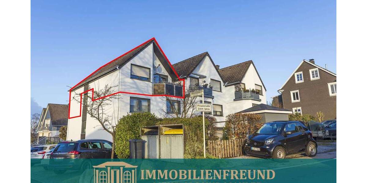Etagenwohnung Wuppertal Cronenberg - 2 Zimmer, 74 m&sup2;, 595&euro; | Angebot:26977143