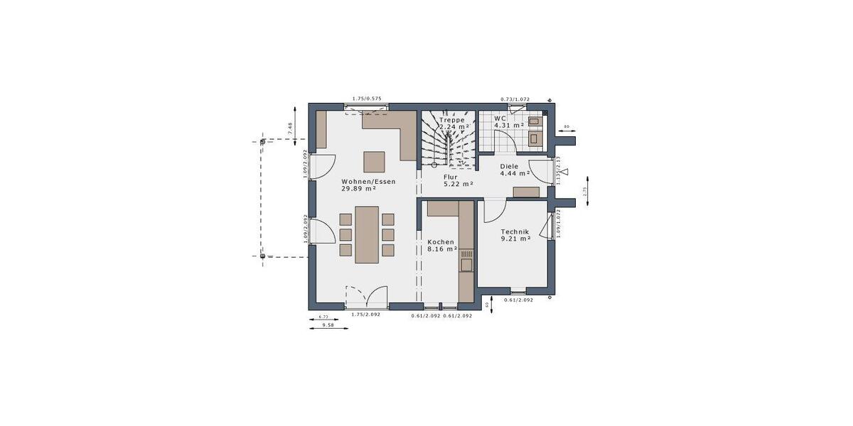 Einfamilienhaus Wuppertal Cronenberg - 4 Zimmer, 120 m&sup2;, 2.100&euro; | Angebot:26444365