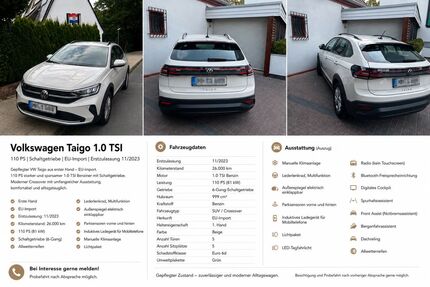 VW Taigo 26.000 km 15.799 &euro; Mülheim an der Ruhr 45475