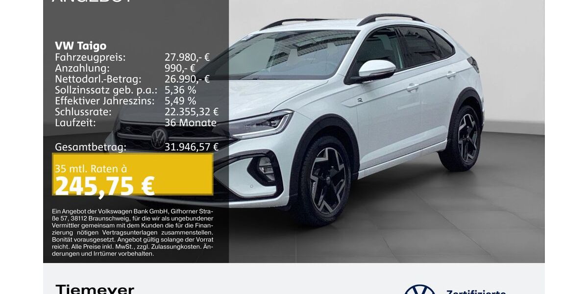VW Taigo 6.999 km 27.980 &euro; Bochum 44892