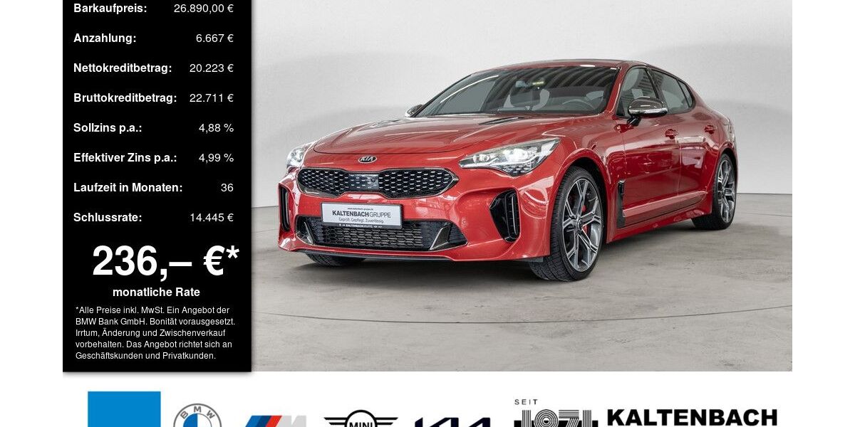 Kia Stinger 78.502 km 26.890 &euro; Remscheid 42897
