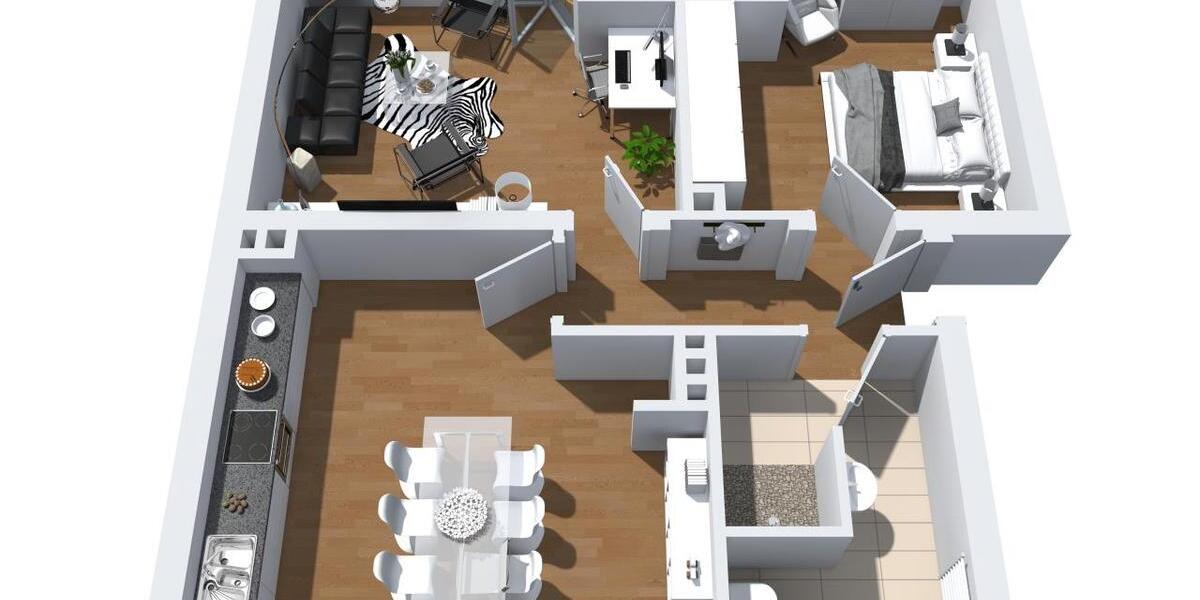 Etagenwohnung Herne Sodingen - 2 Zimmer, 60 m&sup2;, 479&euro; | Angebot:26008904