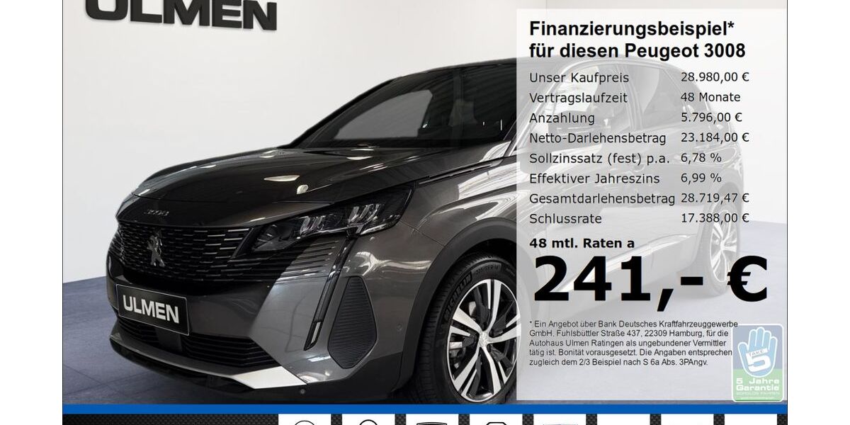 Peugeot 3008 15.997 km 28.980 &euro; Ratingen 40880
