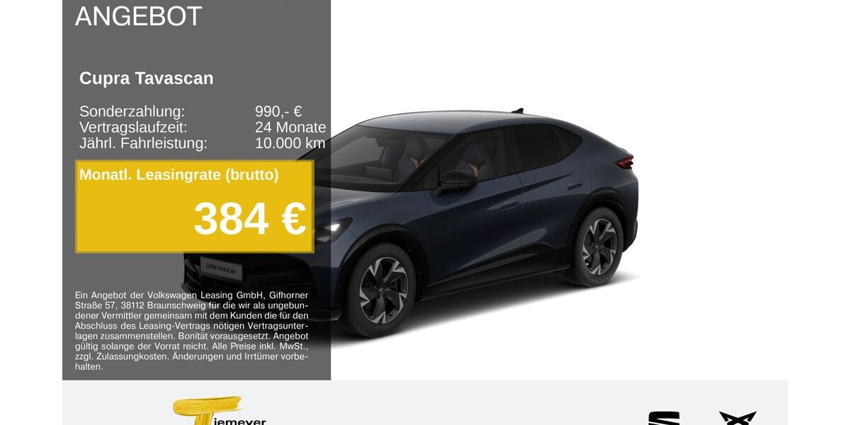 Cupra Tavascan 16.789 km 41.280 &euro; Bochum 44809