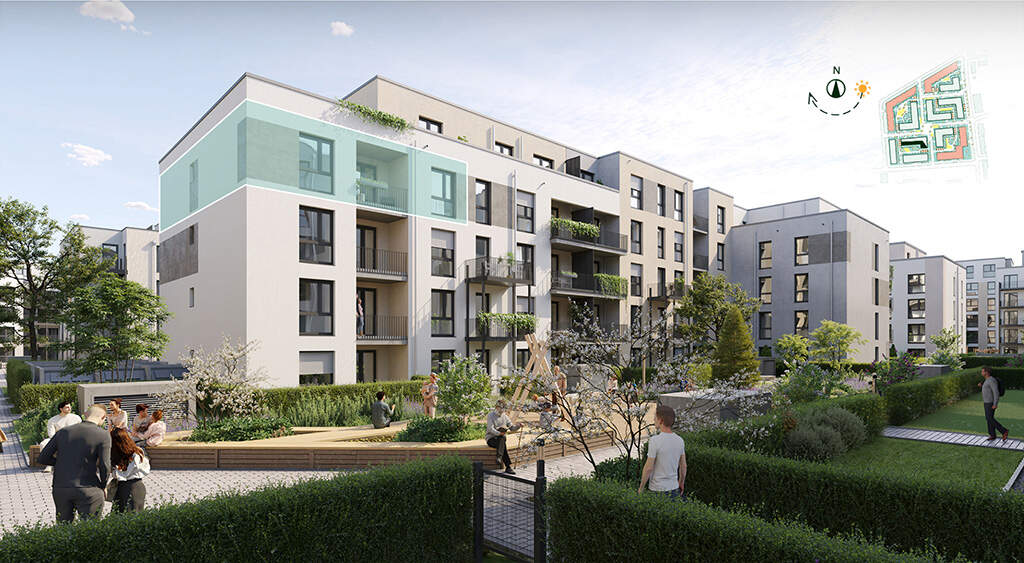 Etagenwohnung Düsseldorf Benrath - 4 Zimmer, 98 m&sup2;, 629.900&euro; | Angebot:26014744