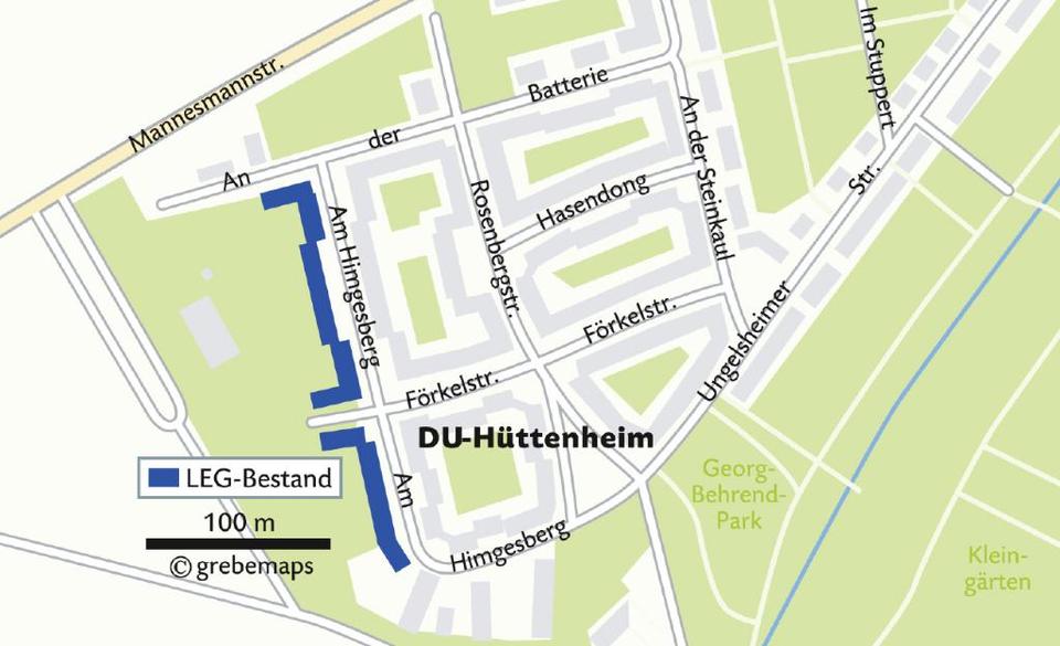 Etagenwohnung Duisburg Huckingen - 3 Zimmer, 80 m&sup2;, 401&euro; | Angebot:25215047