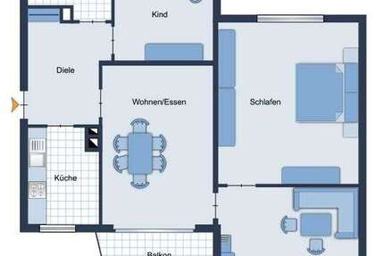 Wohnung Remscheid Alt-Remscheid - 4 Zimmer, 96 m&sup2;, 900&euro; | Angebot:27071428