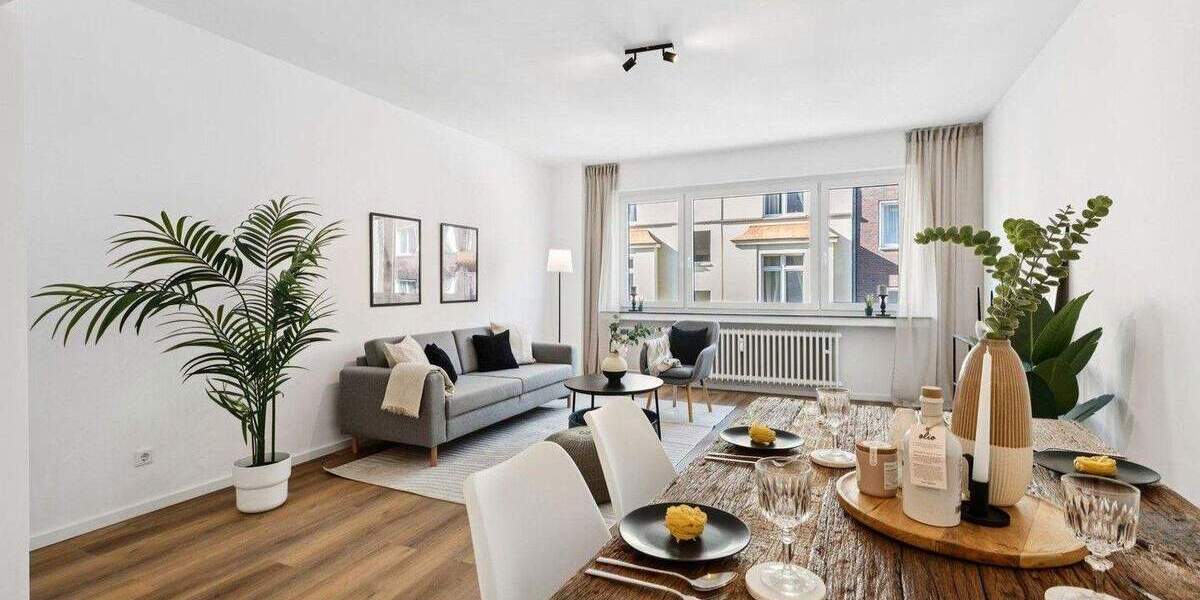 Etagenwohnung Düsseldorf Pempelfort - 3 Zimmer, 90 m&sup2;, 448.900&euro; | Angebot:25824672