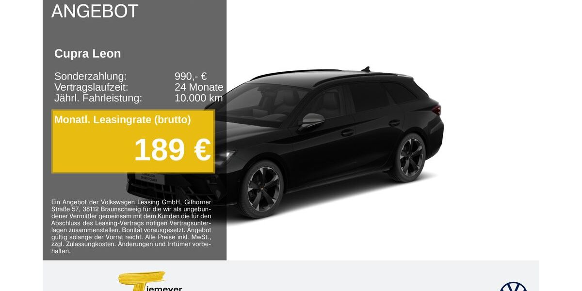 Cupra Leon 16.240 km 30.870 &euro; Remscheid 42897