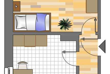 Wohnung Herne Altenhöfen - 1 Zimmer, 36 m&sup2;, 329&euro; | Angebot:27201933