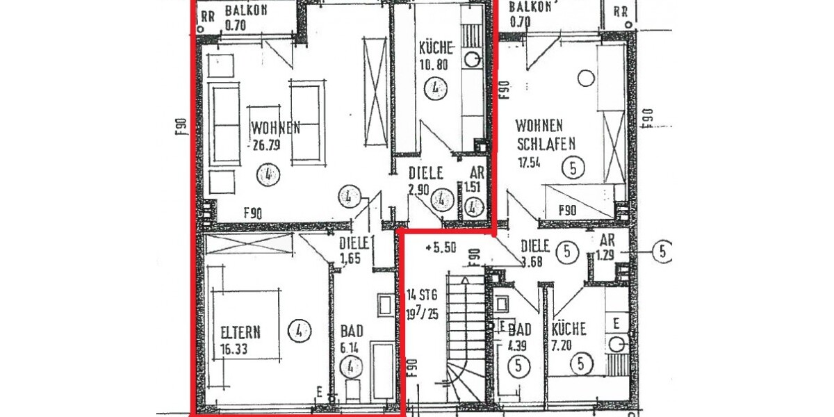 Große-2-Zimmer-Wohnung in Essen Borbeck - Etagenwohnung Essen Stadtbezirk IV | Angebot:26979821