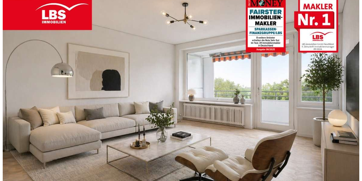 Etagenwohnung Ratingen Tiefenbroich - 3 Zimmer, 79 m&sup2;, 199.000&euro; | Angebot:26975201