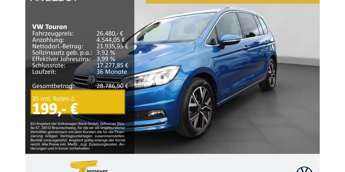 VW Touran 41.290 km 25.970 &euro; Bochum 44892