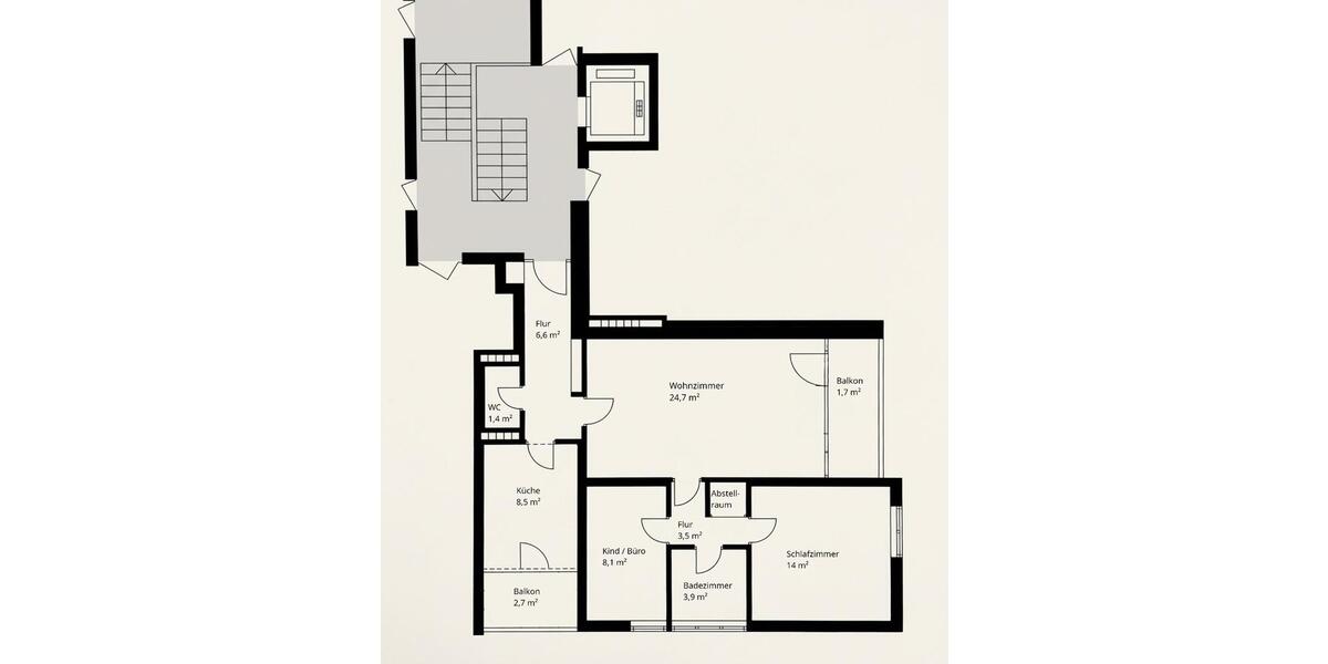Etagenwohnung Ennepetal - 3 Zimmer, 76 m&sup2;, 138.000&euro; | Angebot:26765868