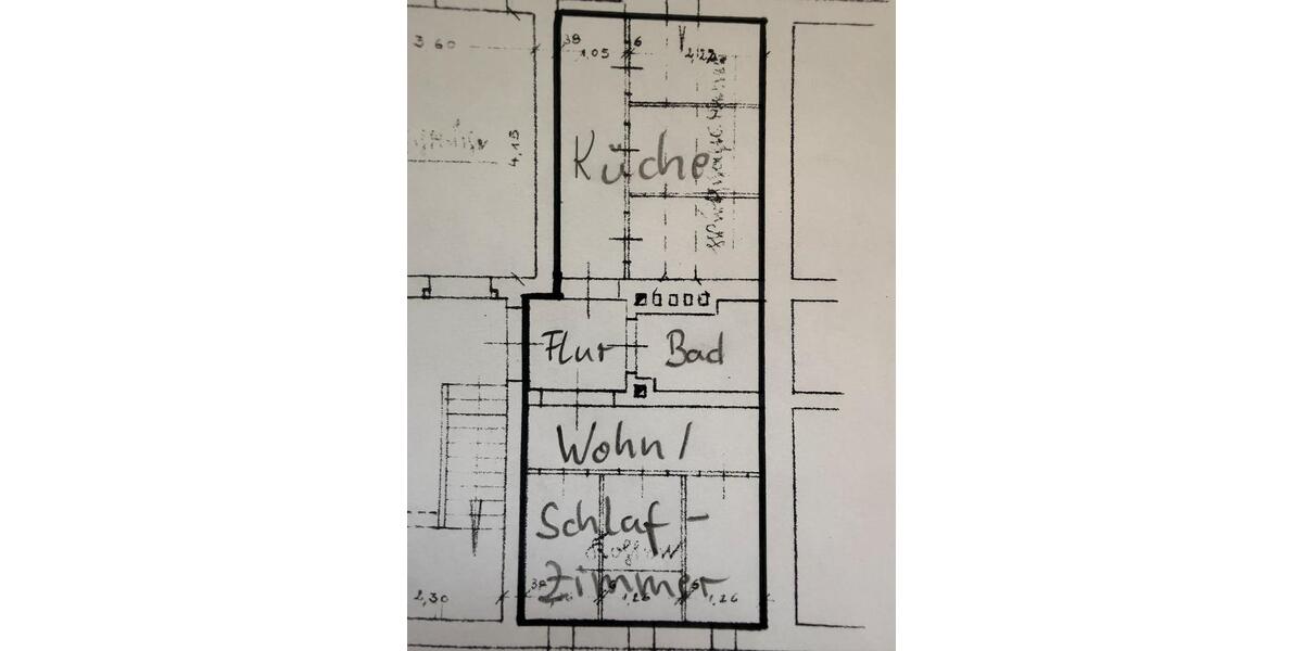 Etagenwohnung Bochum Bochum-Nord - 2 Zimmer, 36 m&sup2;, 450&euro; | Angebot:25903154