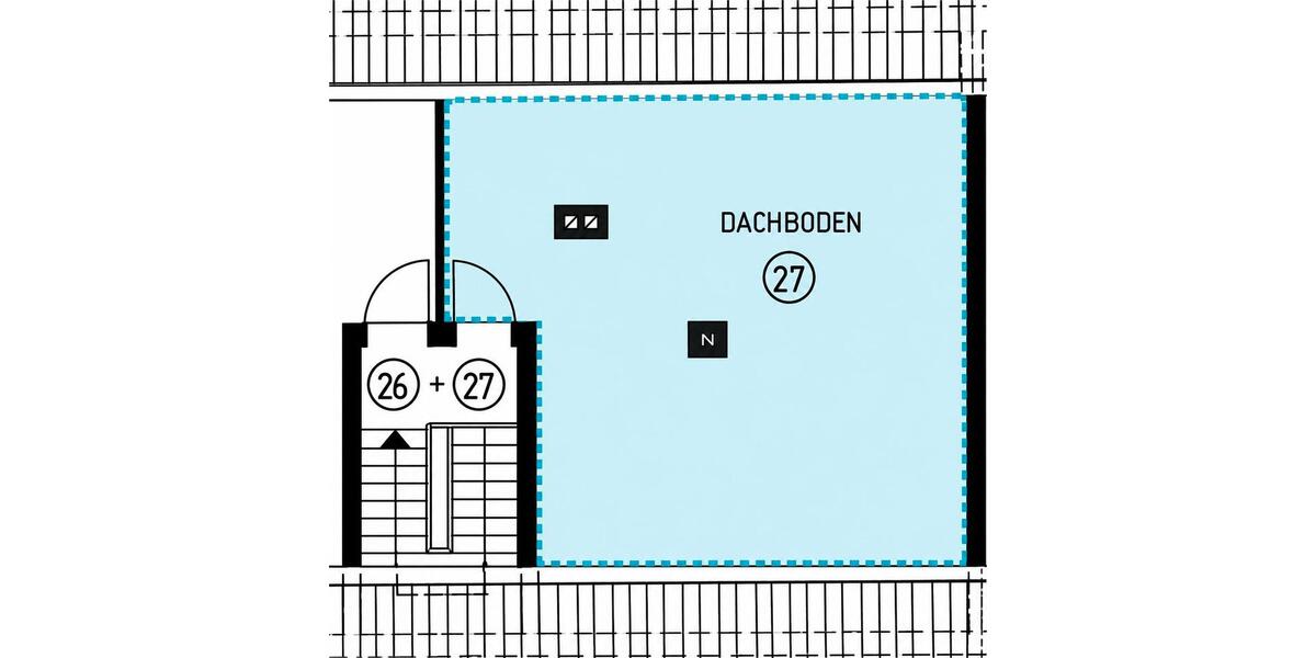 Etagenwohnung Duisburg Ruhrort - 3 Zimmer, 52 m&sup2;, 107.000&euro; | Angebot:27413712