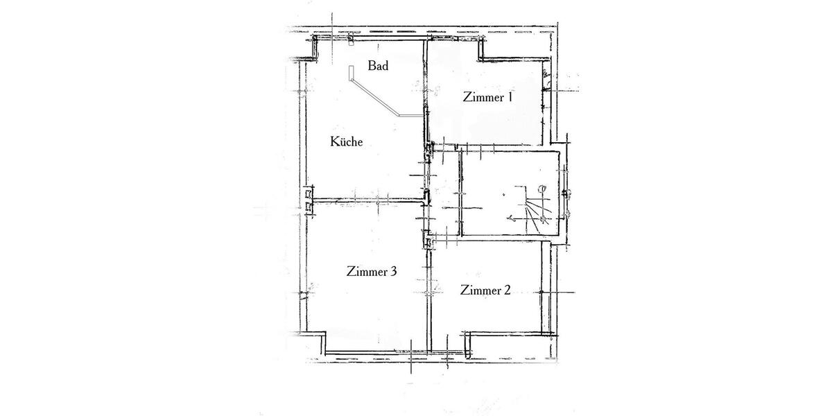 Etagenwohnung Gelsenkirchen Buer - 3 Zimmer, 61 m&sup2;, 470&euro; | Angebot:26182160