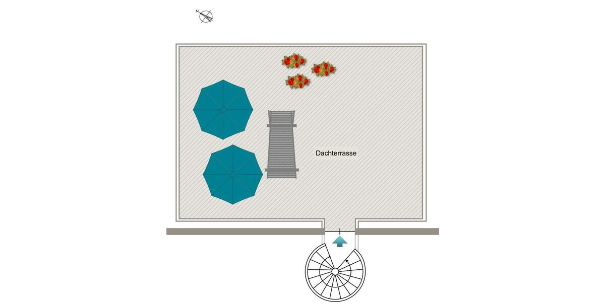 Dachgeschoßwohnung Essen Stadtkern - 3.5 Zimmer, 104 m&sup2;, 1.304&euro; | Angebot:26449928