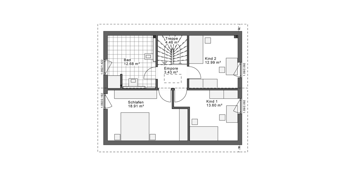 Einfamilienhaus Düsseldorf Eller - 3 Zimmer, 132 m&sup2;, 699.000&euro; | Angebot:26290523