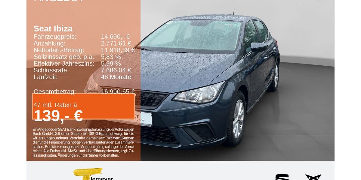 Seat Ibiza 40.030 km 14.690 &euro; Gelsenkirchen OT Beckhausen 45899