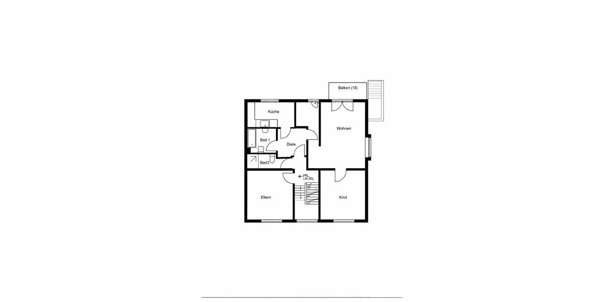 Etagenwohnung Hilden Kalstert - 3 Zimmer, 85 m&sup2;, 880&euro; | Angebot:25723622