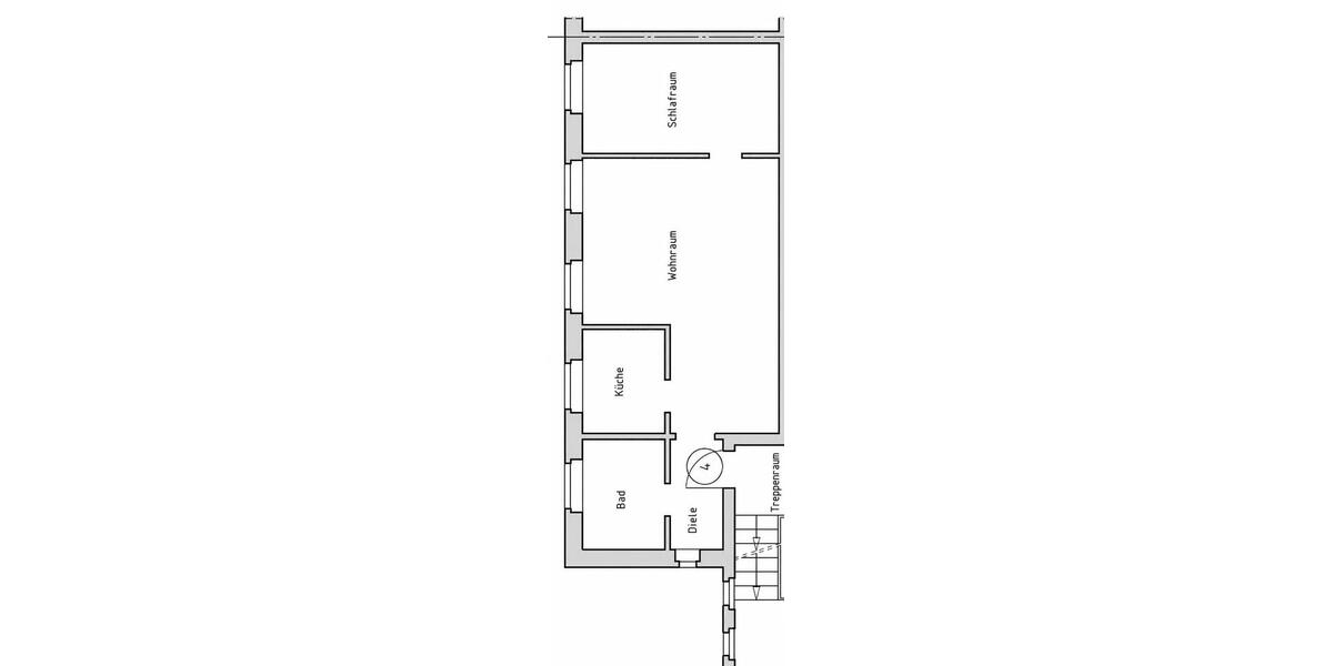 Erdgeschoßwohnung Duisburg Beeck - 2.5 Zimmer, 48 m&sup2;, 660&euro; | Angebot:27572259