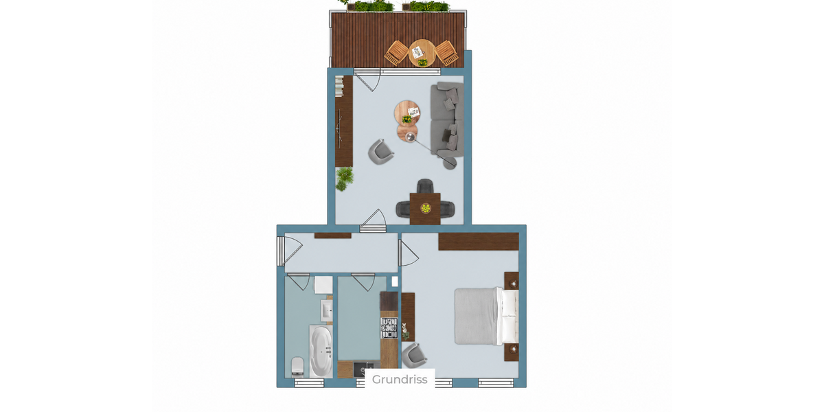 Etagenwohnung Essen Stadtbezirk IV - 2 Zimmer, 49 m&sup2;, 149.000&euro; | Angebot:27201104