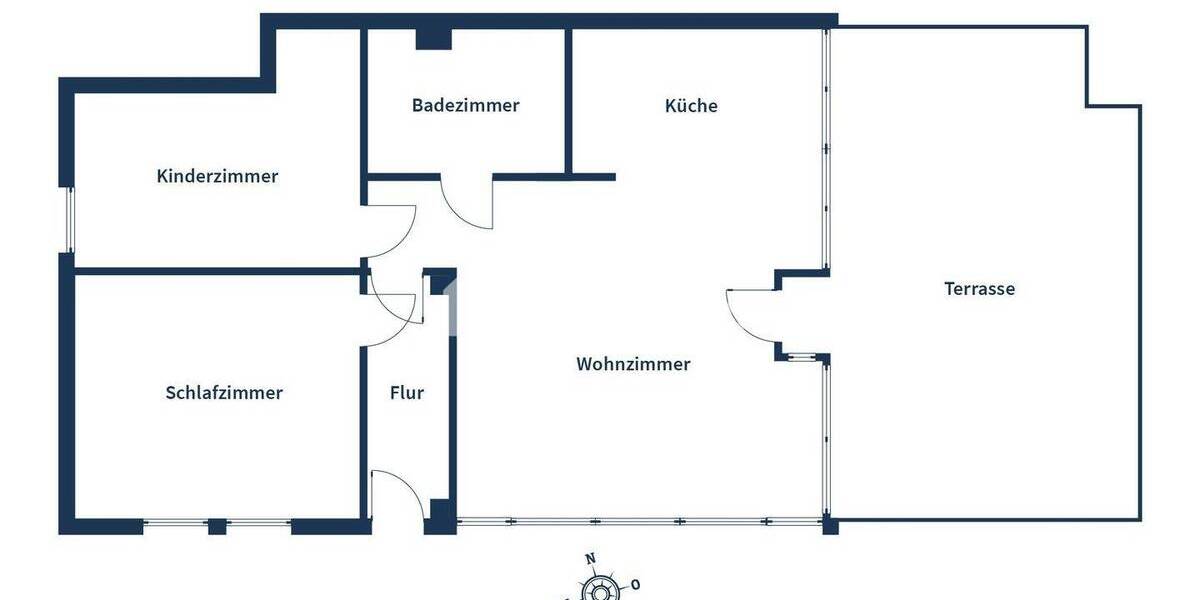 Etagenwohnung Herten Stadtmitte - 3 Zimmer, 82 m&sup2;, 185.000&euro; | Angebot:25910642