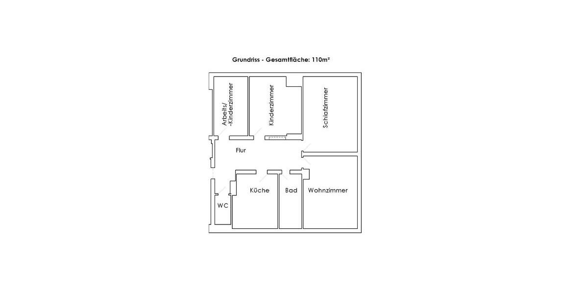 Etagenwohnung Wuppertal Gemarkung Langerfeld - 4 Zimmer, 110 m&sup2;, 1.100&euro; | Angebot:27537876