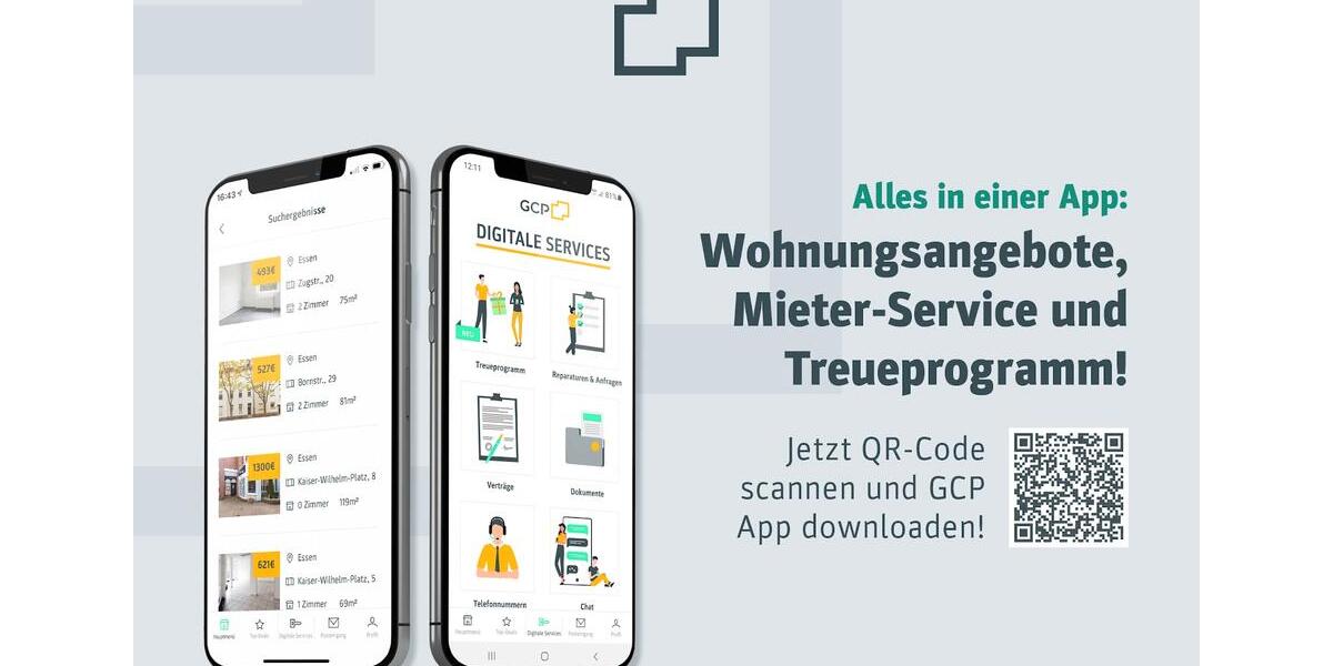 Etagenwohnung Duisburg Laar - 2 Zimmer, 65 m&sup2;, 435&euro; | Angebot:24418434